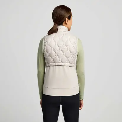 Жилетка Saucony HURRICANE INSULATED VEST, світло-бежевий