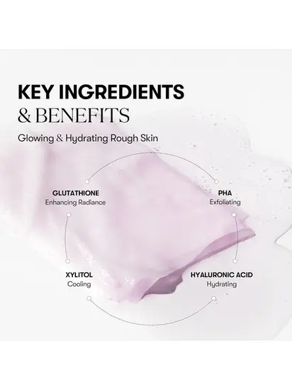 VT Cosmetics Освітлюючі маски-пади з глутатіоном 210 г / 100 шт