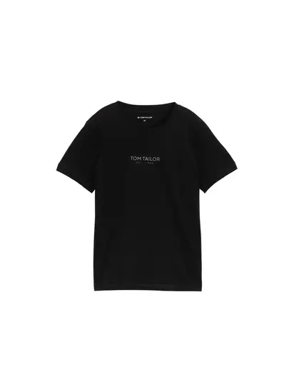 Футболка T-Shirt Tom Tailor M Чорний