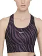 Топ Nike SWOOSH ICONCLASH BRA SP21, фіолетовий з чорним