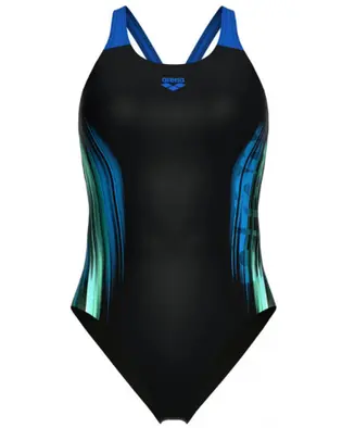 Купальник комплект Arena BREATH SWIMSUIT V BACK LB, чорний
