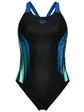 Купальник комплект Arena BREATH SWIMSUIT V BACK LB, чорний