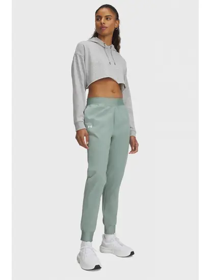 Штани спортивні UA Rival Hi Rise Woven Pant Under Armour L Зелений