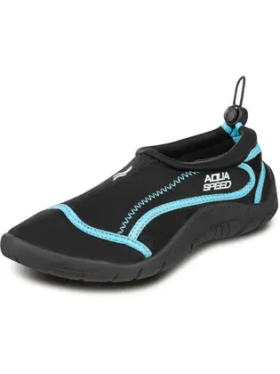 Аквашузи Aqua Speed AQUA SHOE MODEL 28C 9548 чорний, синій Уні 35 , Цвет чорний, синій, Ра