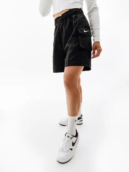 Шорти Nike W NSW ESSNTL WVN HR SHORT, чорний