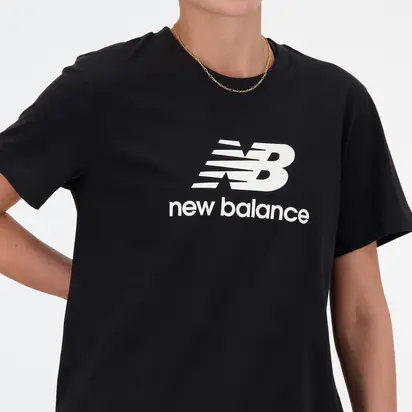 Футболка Essentials Jersey Logo New Balance L Чорний