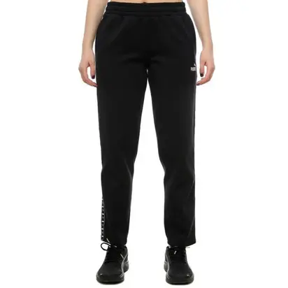 Штани спортивні ESS TAPE Sweatpants Puma M Чорний
