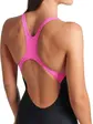 Купальник Arena GRAPHIC SWIMSUIT SWIM PRO BACK, чорний з рожевим
