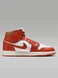 Кросівки жіночі Air Jordan 1 Mid Orange/White