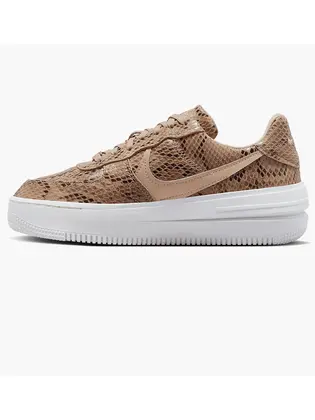 Кросівки Nike Air Force 1 PLT.AF.ORM Brown Snakeskin Print (W)