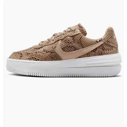 Кросівки Nike Air Force 1 PLT.AF.ORM Brown Snakeskin Print (W)