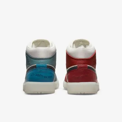 Кросівки Jordan 1 Mid Anti-Gravity Machines (W), сірий з синім