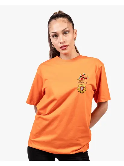Футболка PUMA X LIBERTY Graphic Tee, помаранчевий