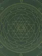 Килимок для йоги Bodhi Leela Yantralign - Янтра Forest Green 183x60x0.45 см