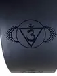 Йога-колесо Seven Chakras RAO поліуретанове чорне 32×13 см
