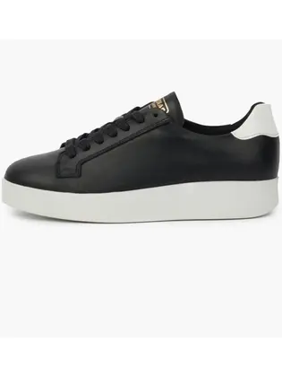 Кросівки Barbour Leather Trainers Black/White