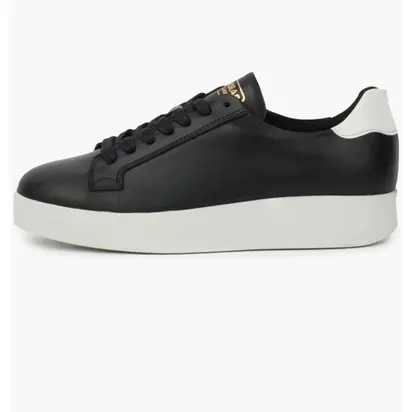 Кросівки Barbour Leather Trainers Black/White