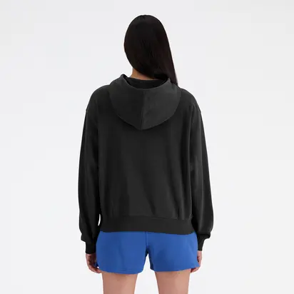 Худі жіноче New Balance Essentials Fleece Black L