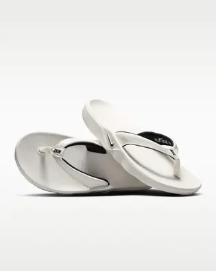Шльопанці Nike W MARINA, білий з чорним