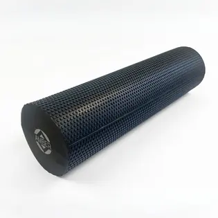 Масажний ролик для спини та МФР Foam Roller Amber Point 60×15 см чорний
