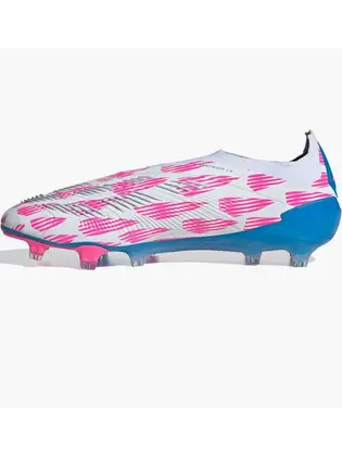 Бутси Adidas Predator Elite Laceless Firm Ground Soccer Cleats White/Pink