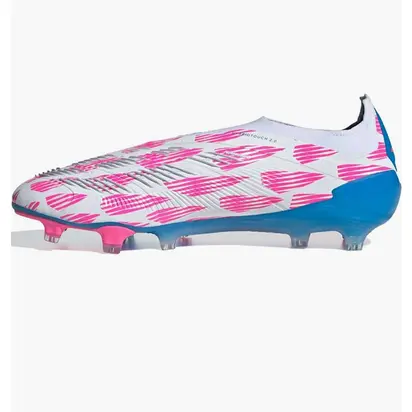 Бутси Adidas Predator Elite Laceless Firm Ground Soccer Cleats White/Pink