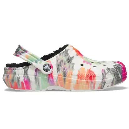 Крокси Crocs classic lined tie dye clog