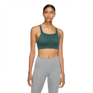 Топ Nike SWOOSH LUXE BRA, темно-зелений