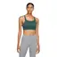 Топ Nike SWOOSH LUXE BRA, темно-зелений