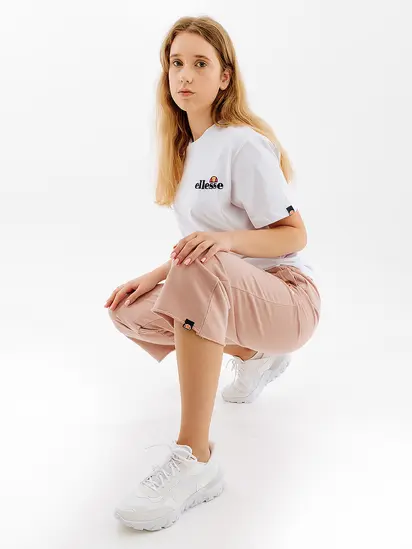 Штани Ellesse Taran Cropped Jog Pant, рожевий