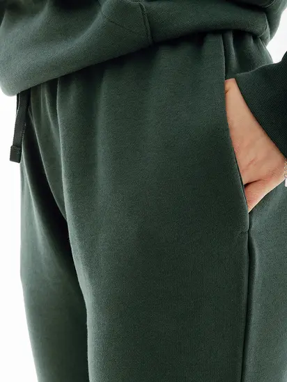 Штани Nike NS CLUB FLC SHINE MR PANT, зелений