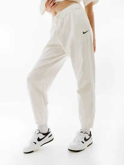 Штани Nike W NSW JRSY EASY JOGGER, бежевий