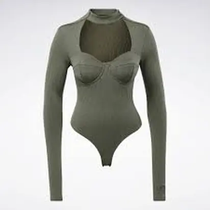 Боді Reebok x Cardi B Bodysuit, хакі