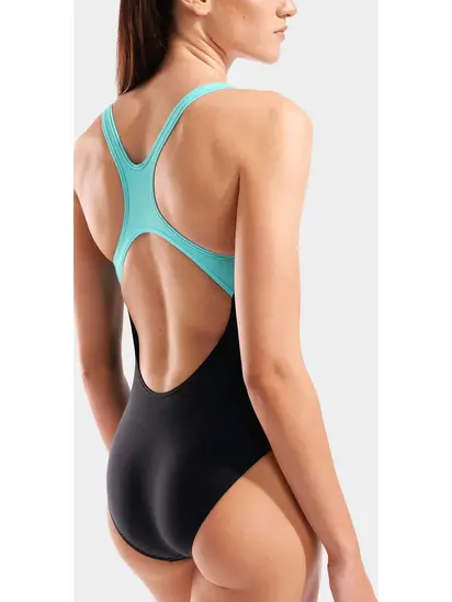 Купальник закритий для жінок Arena KIKKO SWIMSUIT SWIM PRO BACK чорний, бірюзовий