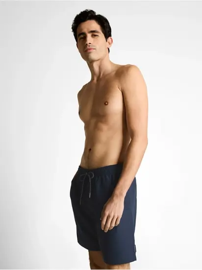 Шорти для плавання swim shorts with drawstring Tom Tailor XL Темно-синій