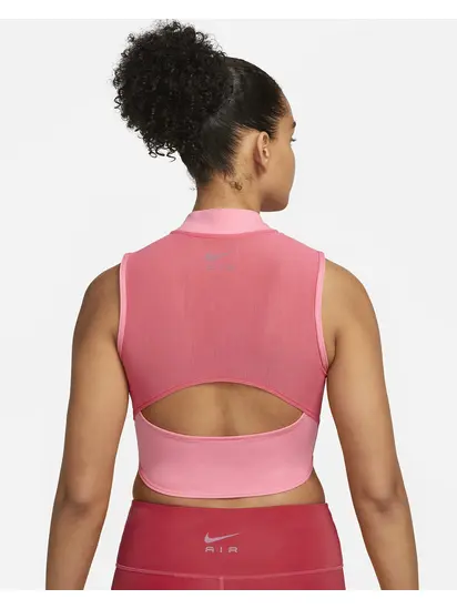 Топ Nike W NK DF AIR CROP TANK, рожевий