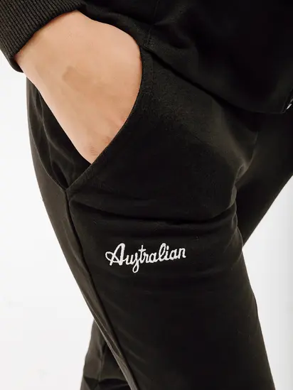 Спортивний костюм AUSTRALIAN ESSENTIALS ELASTIC FLEECE TRACK SUIT, чорний
