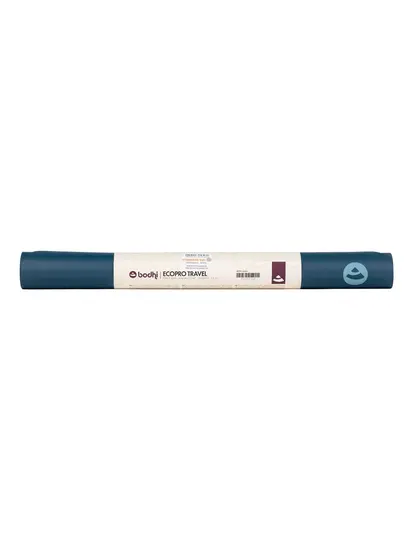 Килимок для йоги Bodhi EcoPro Travel синій 185x60x0.13 см