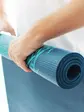 Килимок для йоги Bodhi Leela Mandala петроль — бірюзова мандала 183x60x0.45 см