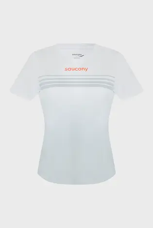 Футболка Saucony ENDORPHIN SHORT SLEEVE, білий