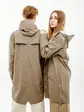 Куртка Rains Long Jacket, коричневий