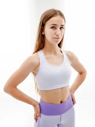 Топ Nike SWOOSH BRA PAD, бірюзовий
