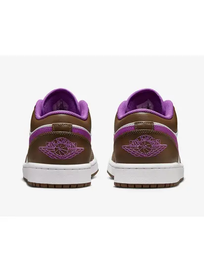 Кросівки Jordan 1 Low Purple Mocha, коричневий