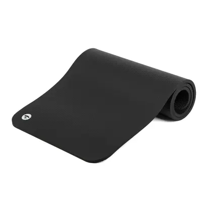 Килимок для фітнесу та пілатесу Bodhi 185x60x1.5 см чорний