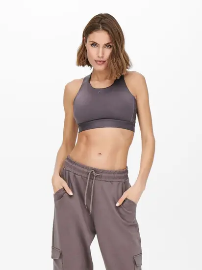 Топ ONPDOLLI SPORTS BRA Only Play M Коричневий