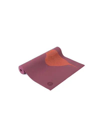 Килимок для йоги Leaves 3C Leela Collection Bodhi Червона Слива 183x60x0.45 см