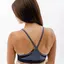 Топ Nike W NK INDY BRA V-NECK, синій