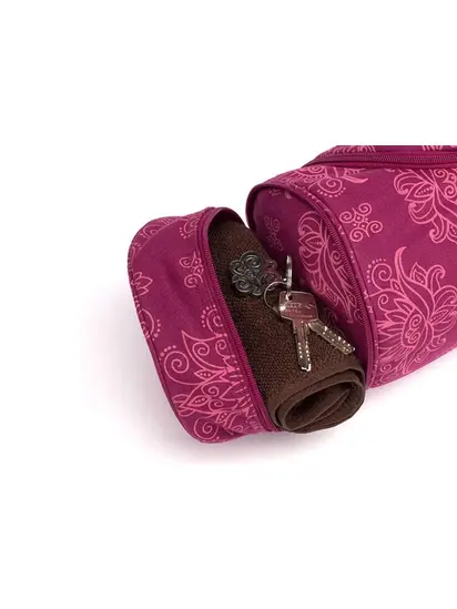 Сумка-чохол для йоги Asana Bag Cotton Lotus Maharaja Collection Bodhi 70 см ягідний