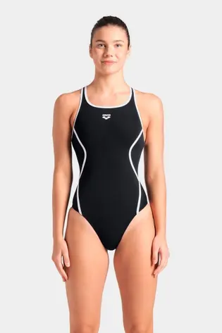 Купальник закритий для жінок Arena PRO_FILE SWIMSUIT SOLID чорний, білий