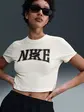 Футболка W NSW SLIM CROP TEE STREET Nike L Білий
